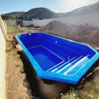 استخر فایبرگلاس پیشساخته ۳ در ۶ عمق ۱۵۰
