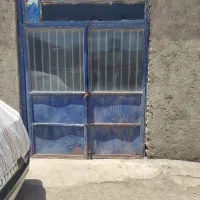 درب مغازه دو لت سنگین وسالم باچارچوب