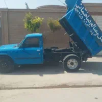 حمل مصالح ساختمانی با نیسان کمپرسی. شهریاری