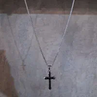 گردنبند صلیب استیل 2تیکه