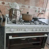گاز تمیز سالم فقط شیشه جلو شکسته پنج شعله اسنوا