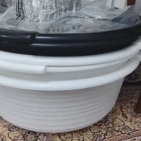 لگن وآبکش پلاستیکی