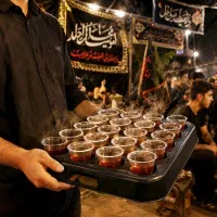 سینی شربت و چایی