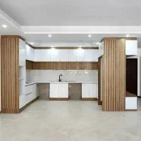 کابینت ام دی اف اقساط سفید براق لیون روشن کدn704