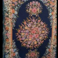 فرش زرع و نیم چله ابریشم سالاری جدید