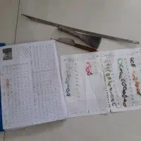 ابزار قالی بافی و نقشه آبشاران