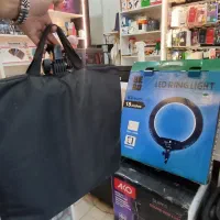 رینگ لایت+پایه حرفه ای قیمت عمده
