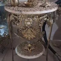میز تلفن برنز
