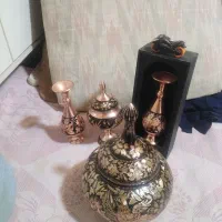 گلدان مسی|صنایع دستی و سایر لوازم تزئینی|اصفهان, شیخ اشراق|دیوار