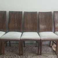 5 عدد صندلی چوبی از جنس چوب راش