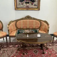 ست مبلمان استیل وناهار خوری فوق لاکچری و ارزشمند