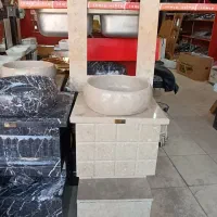 روشویی تمام سنگ  گرانیتی سه رنگ