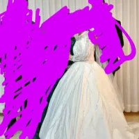 لباس عروس سایز ۳۸ بسیار زیبا
