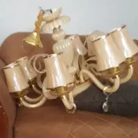 لوستر ۸ شاخه کریستال