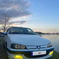 پژو پارس سفید مدل 87 داخل مشکی