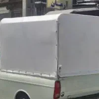 چادر پیکان وانت با باربند آهنی زیر چادری