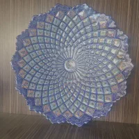 ظروف مینا ( دو بشقاب و یک جفت گلدان)