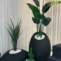 گلدان تزئینی کنار سالنی