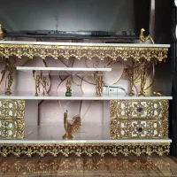 میزتلویزیون برنجی اصل