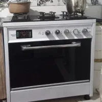 گاز/گاز۵شعله/تمیز/گاز نو