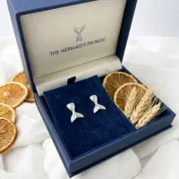 گوشواره طرح وال یا ماهی
