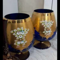 جام اگرمن سرمه ای طلایی