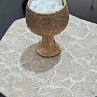 شش عدد ظرف پایه دار سفالی