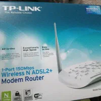 مودم روتر TP link با تمام وسایل کامل