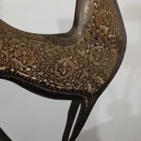 گوزن کلکسیونی برنزی تراش دست