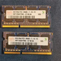 رم لپتاپ DDR3  دو گیگ ۱۰۶۶