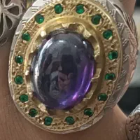 انگشتر نفیس کلکسیونی کمیاب با نگین یاقوت کارنکرده