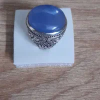 انگشتر عقیق کبود یمنی