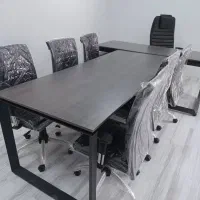 میز کنفراس و مدیریت/ پاییه فلزی /صفحه mdf