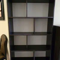 کتابخانه ایستاده ام دی اف کمد دار
