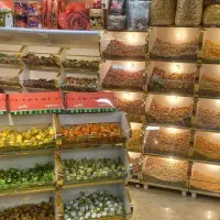 استند ابشاری طبقاتی . استند چوبی حبوبات و خشکبار