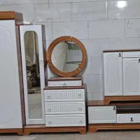 ست جاکفشی و میز تی وی و کنسول و ایینه حصیری