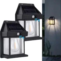 فروش چراغ دیواری خورشیدی سنسوردار تخفیف ویژه