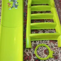 سرسره سبز رنگ و تاب باب اسفنجی