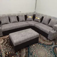 مبل ال در حد نو نو با میز وسط
