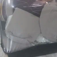 روکش صندلی رنگ کرم قهوه ای