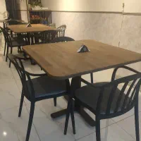 میز و صندلی رستورانی فینگرجوینت راش