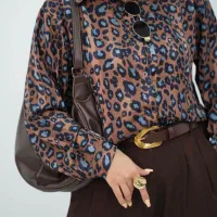 ۴عدد شومیز پلنگی ترک ( عمده و تک)