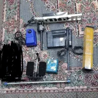 لوازم اکواریوم تسویه. مهتابی.پمپ هوا