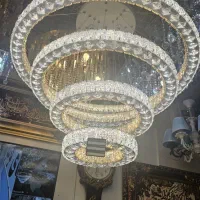 لوستر.راما.تمام برنجی۸+۸شعله جدیدکلاسیک برنج KY88