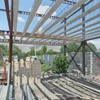 آرماتور بندی اسکلت فلزی  استخر