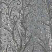 پارچه کار شده همراه آستری