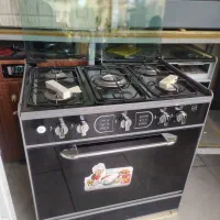 اجاق گاز طرح فر رویه لعابی فندک خور (ورق ضخیم)