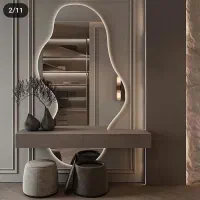 آینه دفرمه. آینه قدی . آینه بک لایت. کنسول دیواری
