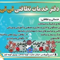 شرکت خدمات نظافتی تی تی بانیرو حرفه‌ای درغرب تهران