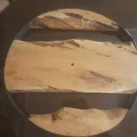 ساعت دیواری دستساز چوب گردو